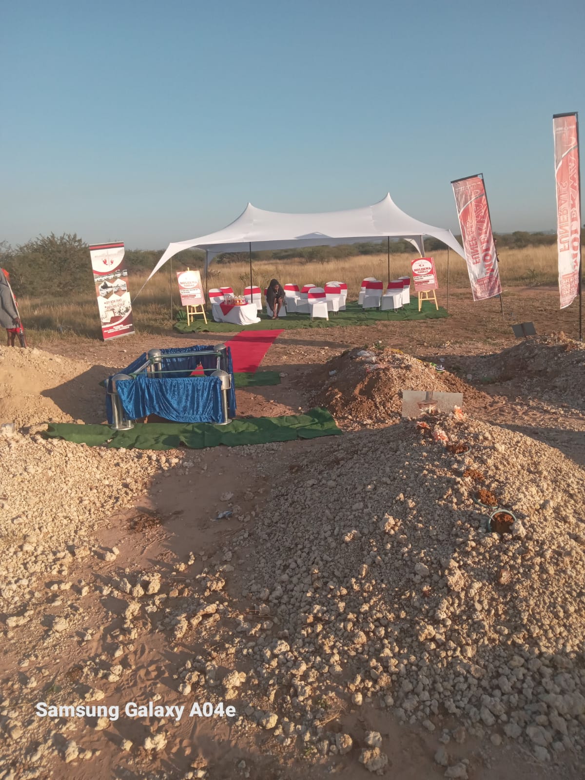 Graveside Setup