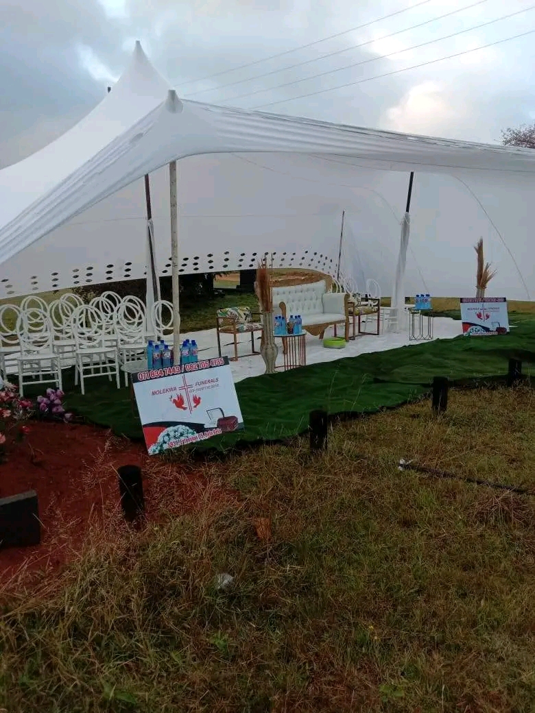 White Stretch Tent